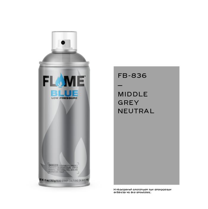 Spray Flame Blue 400ml, Middle Grey Neutral